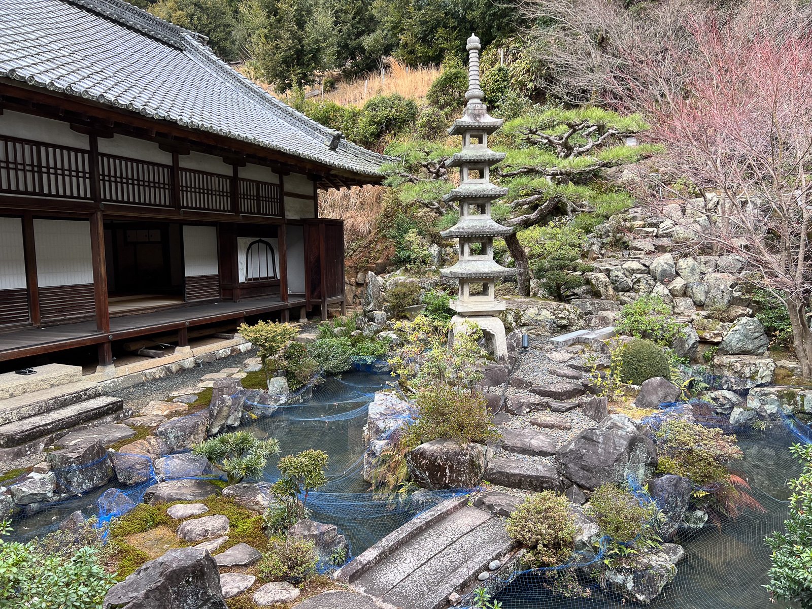 Jardín de piedra y agua
